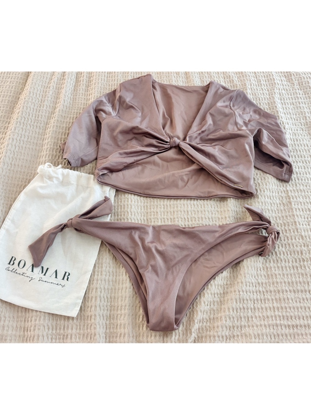 NWT Boamar Short Sleeve Bikini Set